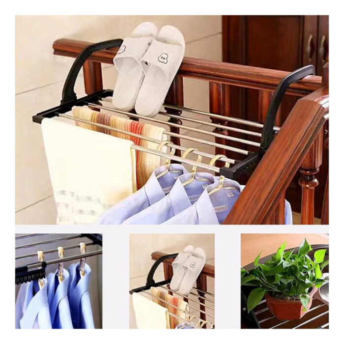 PortableBalconyMultipurposeDryingRack YT3560