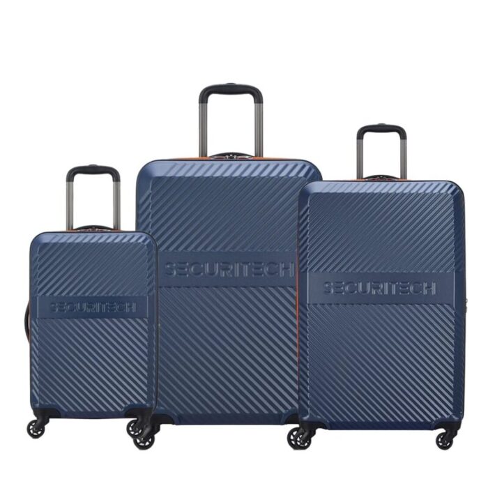 delsey patrol 4 double wheels expandable trolley case with tsa lock bundle 241004100043