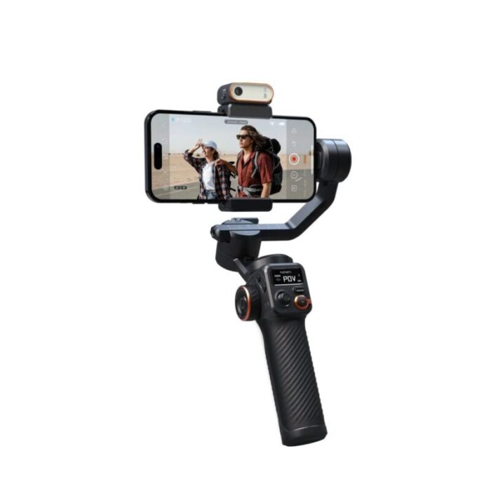 hohem isteady m6 pro kit 3 axis structure smartphone gimbal with magnetic fill light integrated with ai tracking module hohem isteady m6 pro kit 240926091058 1