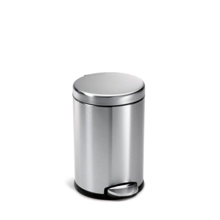 simplehuman round step bin 45l brushed 240801101205