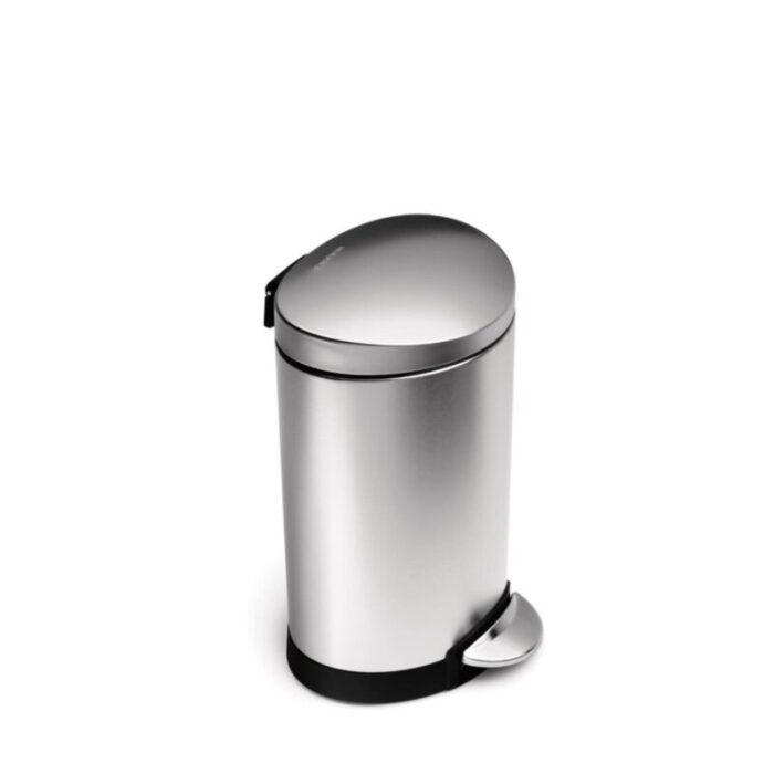 simplehuman semi round step bin 6l brushed cw1834 240910032021